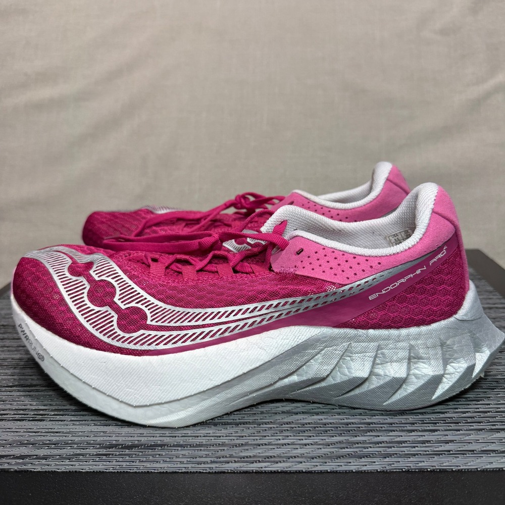 Saucony Endorphin Pro 4 Running Shoes - Womens 9.5 - Pink Purple S10939-40